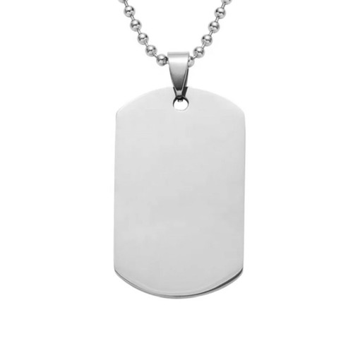 Pendentif plaque argent - plaque,
