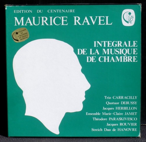 Ravel intégrale chambre - ravel,