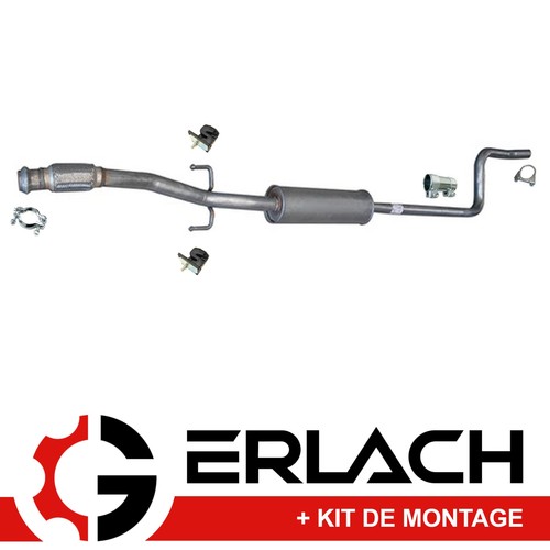 Silencieux intermediaire pour
