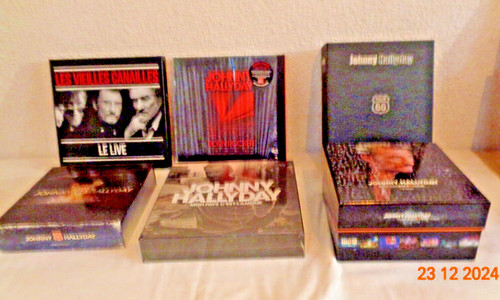 Johnny hallyday lot - hallyday, coffrets