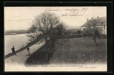 CPA Rethondes, Vue sur l´Aisne et la Ferme de la Bonne-Trouée 1915 