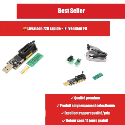 Programmateur usb ch341a - programmateur,
