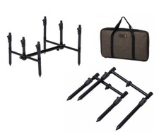 Prologic K1 Profil Bas Rod-Pod Système 3 Rods Support pour Canne à Pêche à Carpe