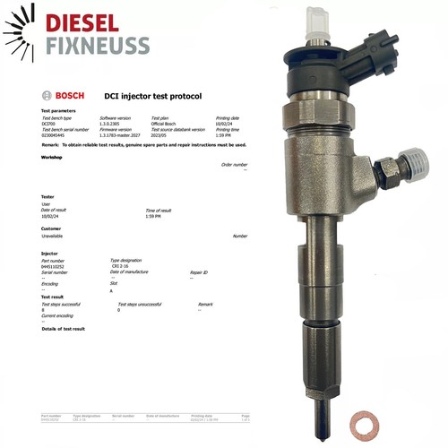 Injecteur 0445110252 citroën - 0445110252,