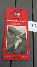 10/ Ancien guide MICHELIN régional GORGES du TARN 1936 1937