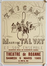 Affiche Accordéon TZIGANE -