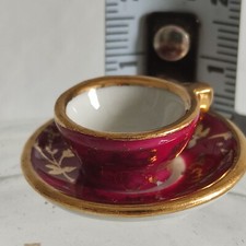 tasse soucoupe à café-thé-maison de poupée-vitrin tea set dollshouse  LIMOGES