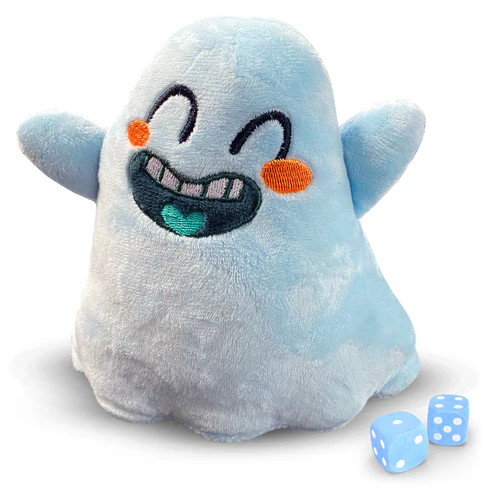 Peluche fantôme bleu avec