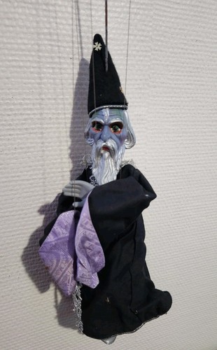 Marionnette ancienne fils - à,