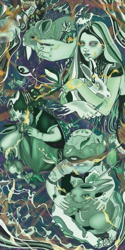 Tableau contemporain peinture - tableau,