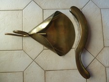 Ramasse miettes Pelle et balayette de table en laiton