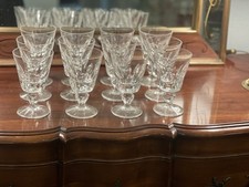 ST LOUIS Service De 12 Verres 14,5 cm Cristal Modèle Jersey