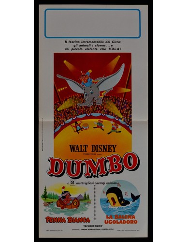 Affiche dumbo walt disney - affiche,