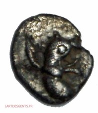 (GERM) IONIE – TEOS (TYPE D’AURIOL) (3) Tétartémorion c. 520-480 av J-C. TTB, la