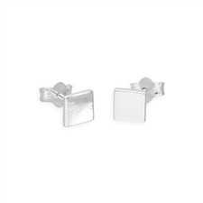 Boucles oreilles carrées - boucles, d'oreilles