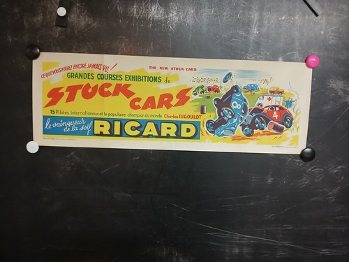 Affiche ricard pour - affiche, course