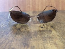 LUNETTES DE SOLEIL VINTAGE NOS MAUI JIM MJ 451-23 EN ACIER INOXYDABLE FABRIQU...