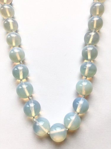 Collier pierre semi - , précieuse
