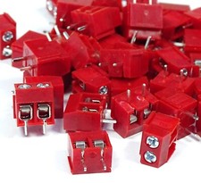 965R# Bornier à vis rouge 2