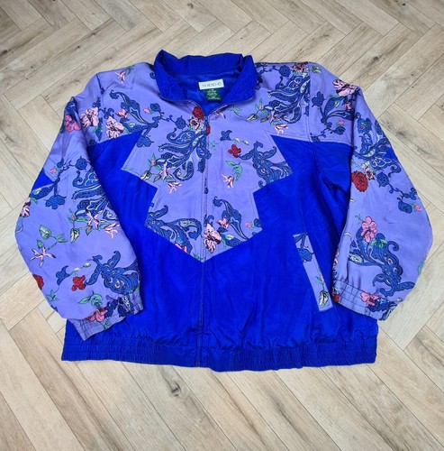 Veste coup vent motif fou - à,
