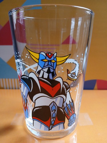 Beau verre goldorak héros - ,