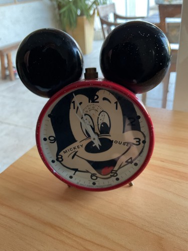 Ancien réveil mickey mouse - mickey,