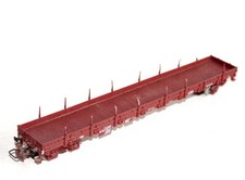 JOUEF HO 6750 LONG WAGON TOMBEREAU PLAT A RANCHER TRANSPORT MARCHANDISE SNCF RES