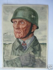 ALLEMAGNE 39-45 : CARTE POSTALE PARACHUTISTE GERMAN PARATROOPS FALLSCHIRMJÄGER