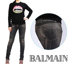 Balmain Jean biker pour femme