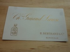 étiquette vin ancienne