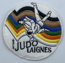 ÉCUSSON/PATCH - JUDO-CLUB - LAIGNES - ASCLE -  diam 8,3cm. !!  (E2)