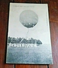 CPA le Ballon de Siège. Aux cordes d'amarrage voyagée en 1907