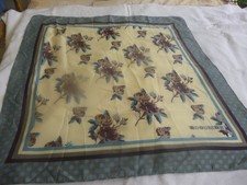 Foulard vintage rodier fleurs - vintage,