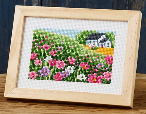 Kit broderie point de - point,