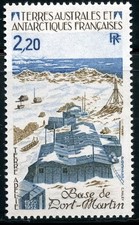 TIMBRE T.A.A.F. / TERRES AUSTRALES NEUF N° 110 ** FAUNE / PETREL DES NEIGES