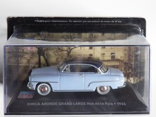 SIMCA ARONDE GRAND LARGE RUE DE LA PAIX.1956.1/43.ALTAYA.