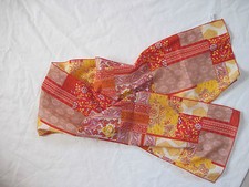 -AUTHENTIQUE Foulard Echarpe LANCOME 100% coton TBEG  vintage Scarf