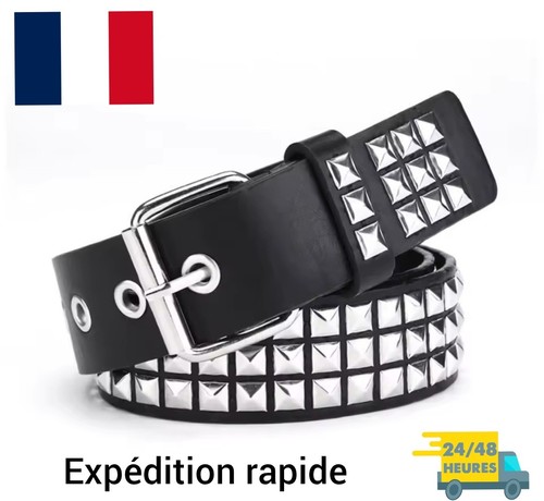 Ceinture cloutée métal punk - ceinture,
