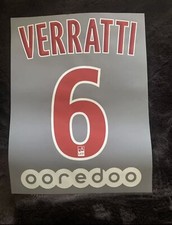 Flocage Officiel Psg 2018 Verratti Adulte Domicile