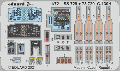 Eduard ss729 lot zoom - eduard, c-130h