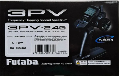 Futaba 3pv channel 4ghz - 3pv, 2.4ghz