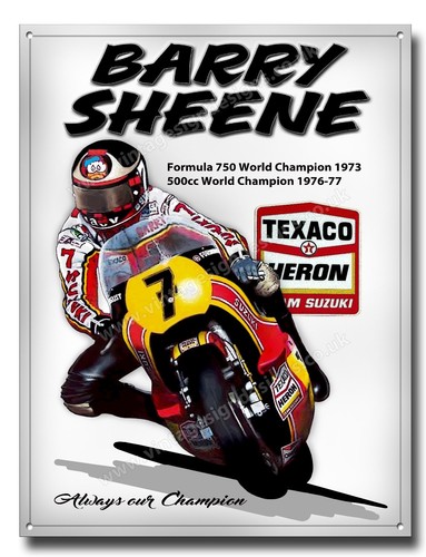 Barry sheene métal - sheene,