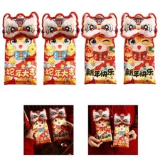 Enveloppe rouge en tissu