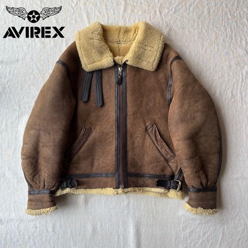 Avirex blouson cuir mouton - blouson, de