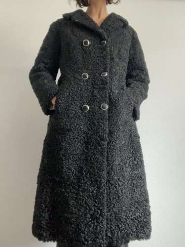 Long manteau fourrure - manteau, en