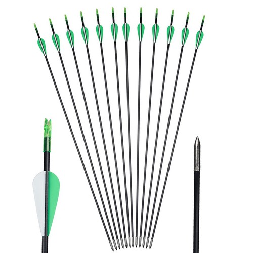 12pcs tir arc flèche - à, l'arc