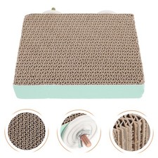  Plate-forme pour oiseaux, support de perche en papier ondulé, perruche,