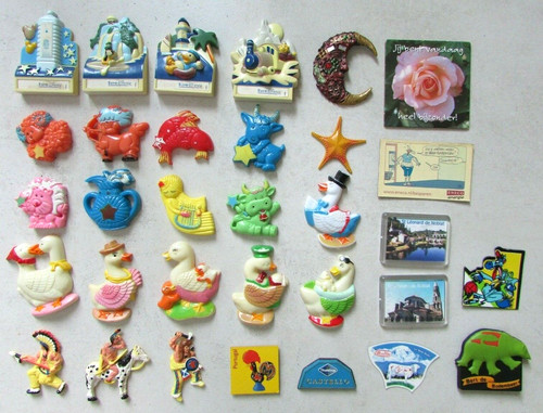 Lot magnets euro disney - de,