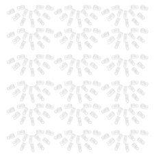  Lot de 200 pinces de fixation pour cordon lumineux, style P, serre-câbles en