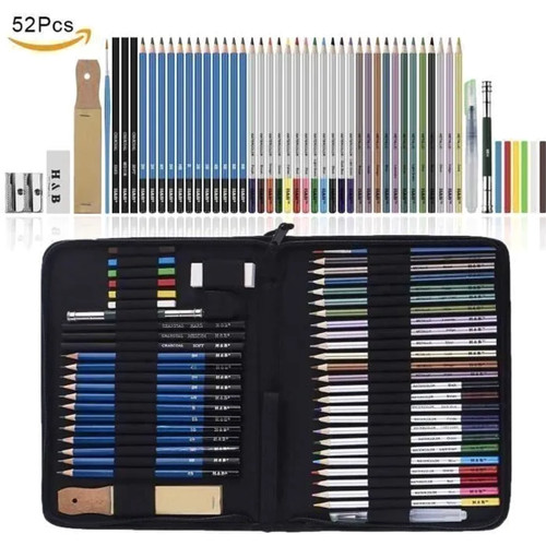 52pcs kit dessin crayons - kit,